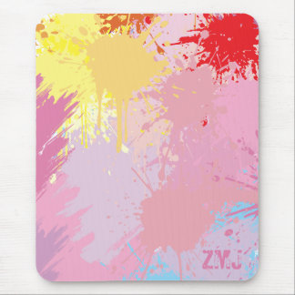 Tapis De Souris Art abstrait de coucher de soleil par ZMJ
