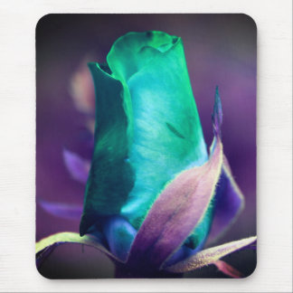 Tapis De Souris Art Abstrait Turquoise Rosebud