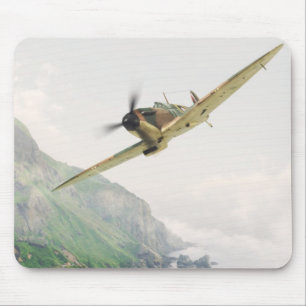 Tapis De Souris Art aéronautique Mousepad "The Spitfire Mk.I"