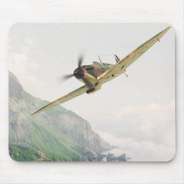 Tapis De Souris Art aéronautique Mousepad "The Spitfire Mk.I" (Devant)