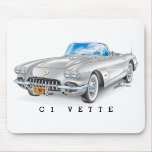 TAPIS DE SOURIS ART AUTOMOBILE C-ONE