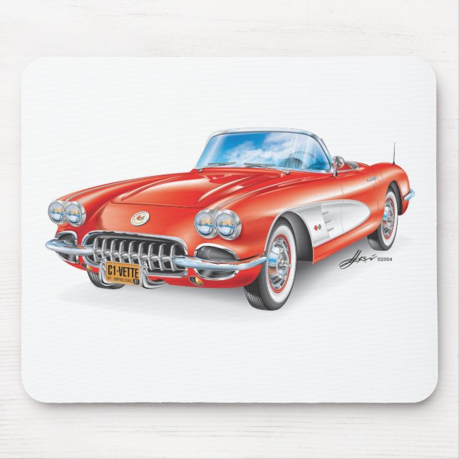 TAPIS DE SOURIS ART AUTOMOBILE C-ONE (Devant)