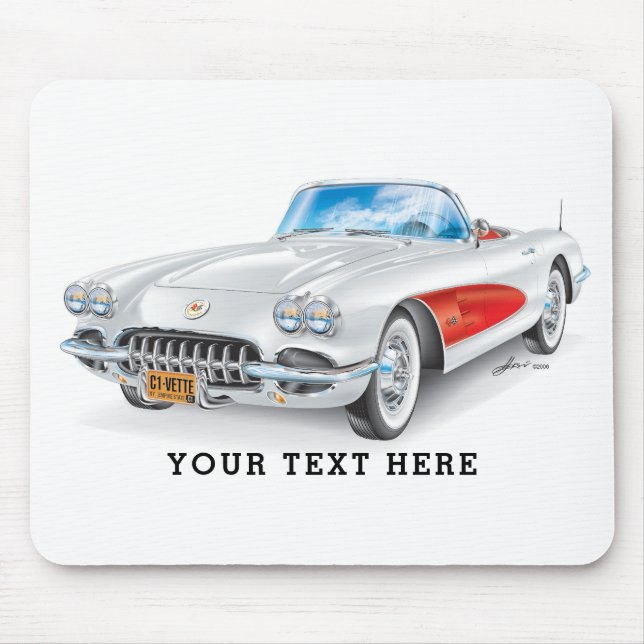 TAPIS DE SOURIS ART AUTOMOBILE C-ONE (Devant)