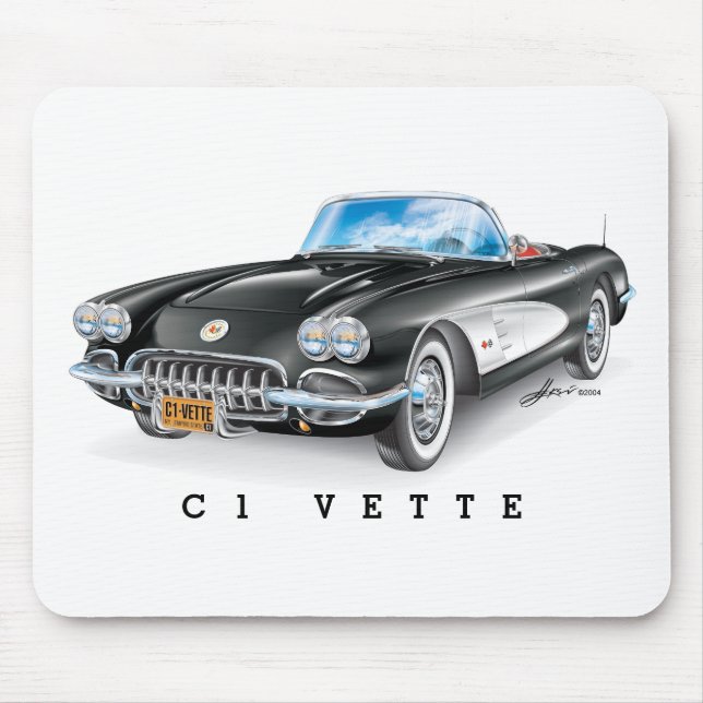 TAPIS DE SOURIS ART AUTOMOBILE C-ONE (Devant)