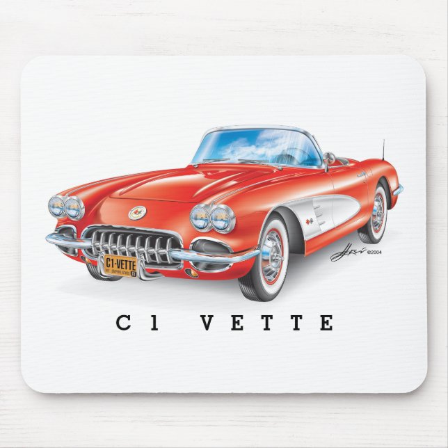 TAPIS DE SOURIS ART AUTOMOBILE C-ONE (Devant)