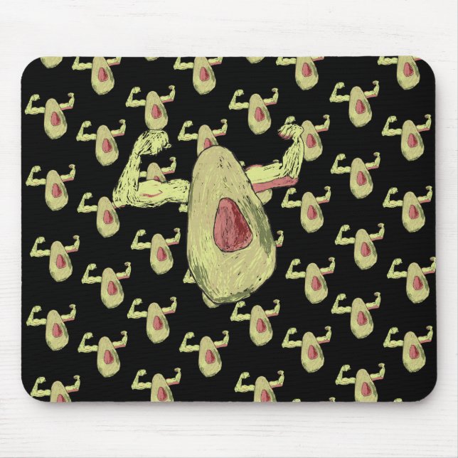 Tapis De Souris Art Avocado (Devant)