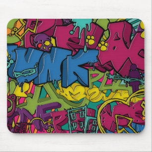 Tapis De Souris Art coloré, génial et urbain de graffiti