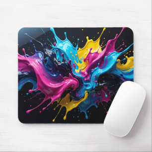 Tapis De Souris Art cosmique Explosion colorée du Big Bang