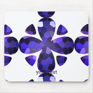 Tapis De Souris Art couleur, bleu
