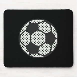 Tapis De Souris Art créatif de jour de point de football Ll pour l