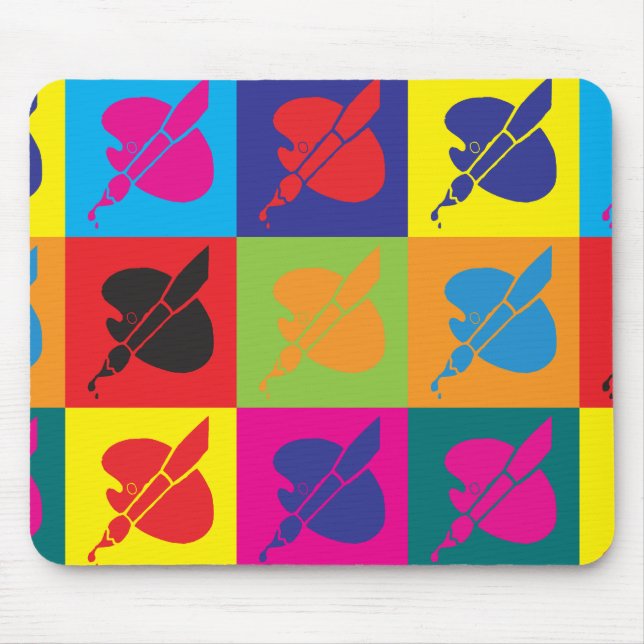Tapis De Souris Art de bruit d'art (Devant)