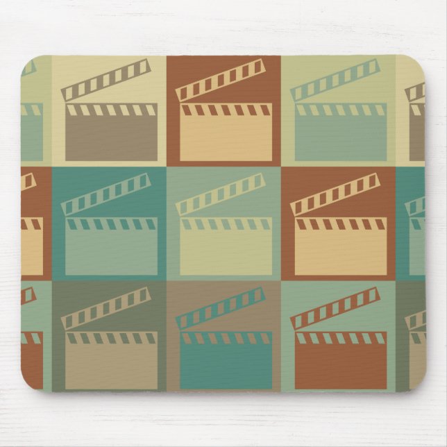 Tapis De Souris Art de bruit de film (Devant)