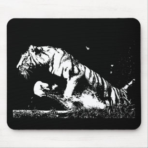 Tapis De Souris Art de bruit de tigre