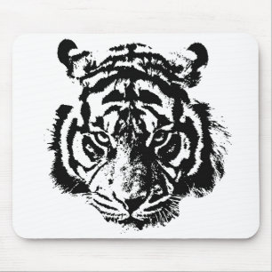 Tapis De Souris Art de bruit de tigre