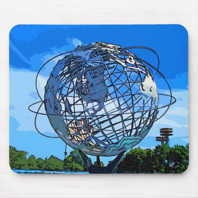 Tapis De Souris Art de bruit Unisphere Mousepad (Devant)