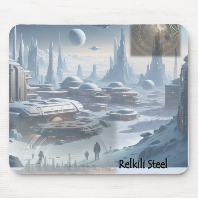 Tapis De Souris Art de couverture en acier Relkili (Devant)