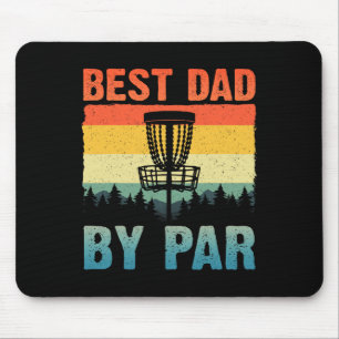 Tapis De Souris Art de golf à disque drôle pour homme Papa joueur
