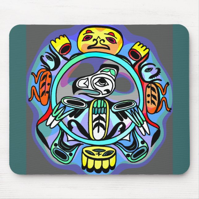 Tapis De Souris Art de Haida (Devant)