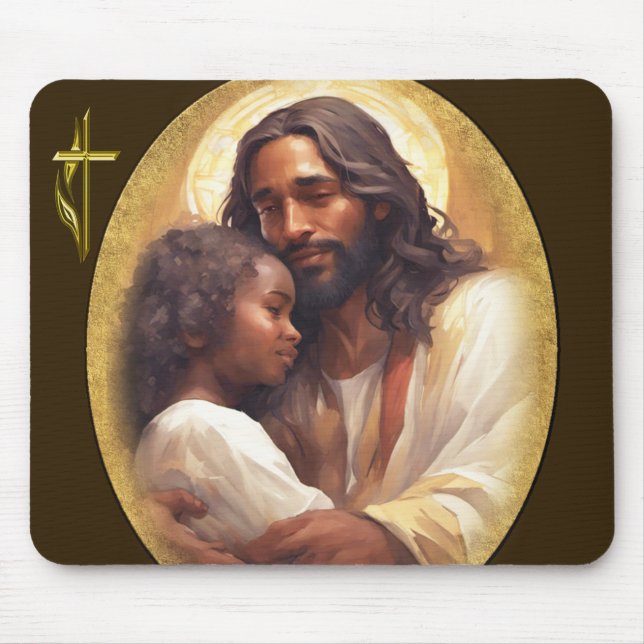 Tapis De Souris art de Jésus (Devant)