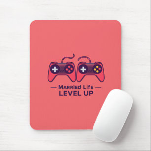 Tapis De Souris Art de jeu de niveau supérieur pour la vie de coup