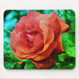 Tapis De Souris Art de la rose rouge