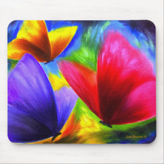 Tapis De Souris Art de peinture de papillon - multi