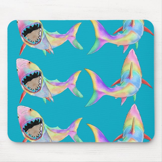 Tapis De Souris Art de requin océanique  (Devant)