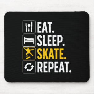 Tapis De Souris Art de skateboard cool pour hommes femmes planche