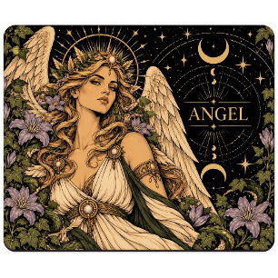 Tapis De Souris Art de Tarot Angel, Starlit