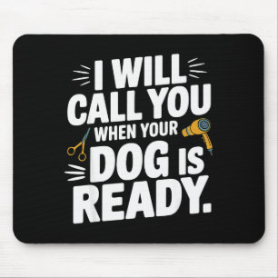Tapis De Souris Art de toiletteur de chien cool pour hommes femmes