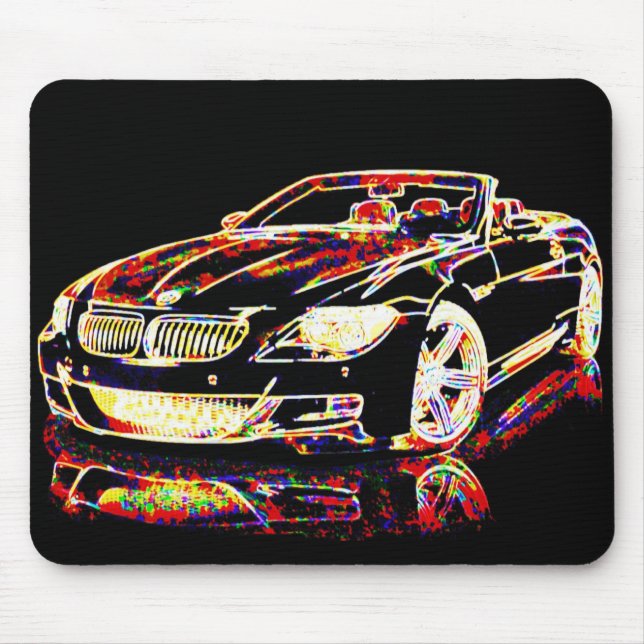 Tapis De Souris Art de voiture (Devant)