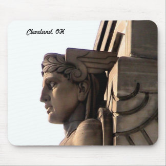 Tapis De Souris Art déco de Cleveland (garde de pont) Mousepad