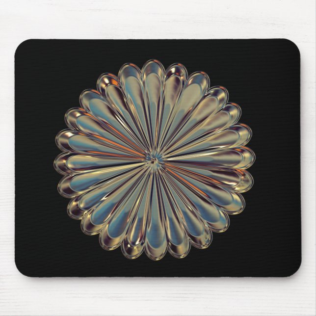Tapis De Souris Art deco flower medallion mousepad (Devant)