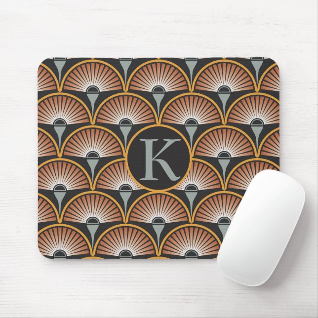 Tapis De Souris Art Déco Jazz Age Sunset Jukebox (Avec souris)