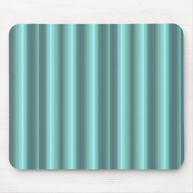 Tapis De Souris Art Déco mintgrüne Streifen (Devant)