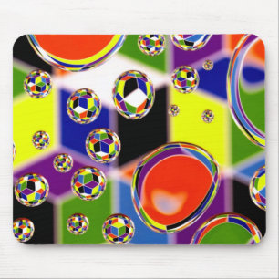 Tapis De Souris Art des couleurs primaires