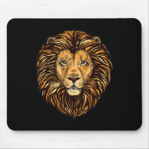 Tapis De Souris Art Détaillé Majestic Lion Mane - Beaux Animaux Po