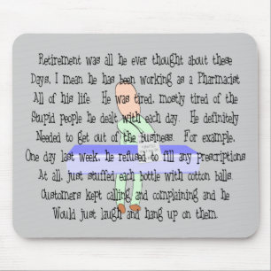 Tapis De Souris Art d'histoire "pharmacien prêt à se