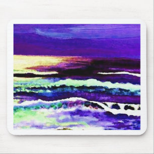 Tapis De Souris Art d'océan de CricketDiane "de mer de nuit de