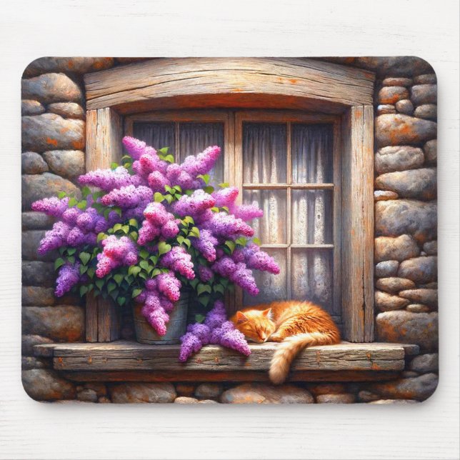 Tapis De Souris Art du chat (Devant)
