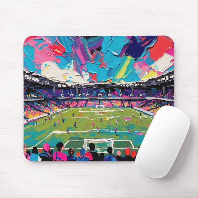 Tapis De Souris Art du football (#3) (Avec souris)