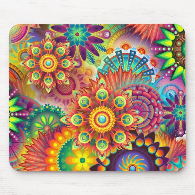 Tapis De Souris Art du mandala (Devant)