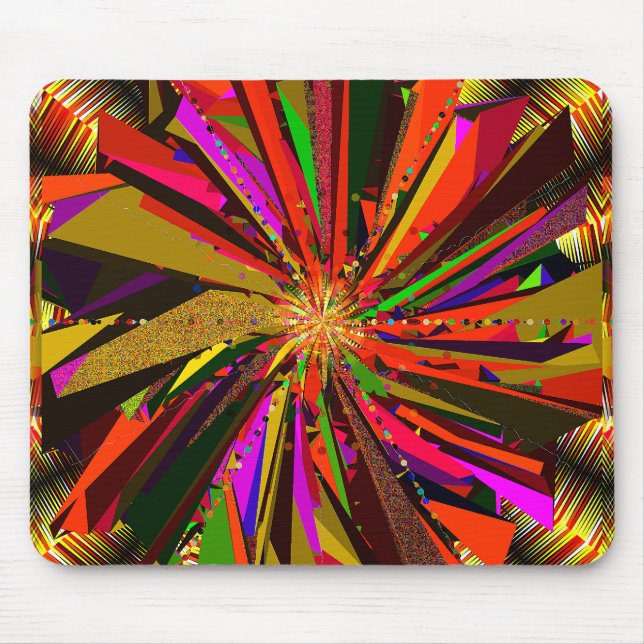 Tapis De Souris Art du mandala (Devant)