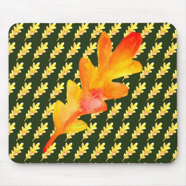 Tapis De Souris Art Fall Leaves (Devant)