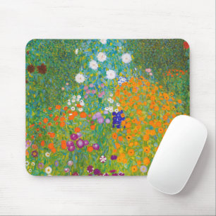 Tapis De Souris Art floral de cottage vintage de Gustav Klimt