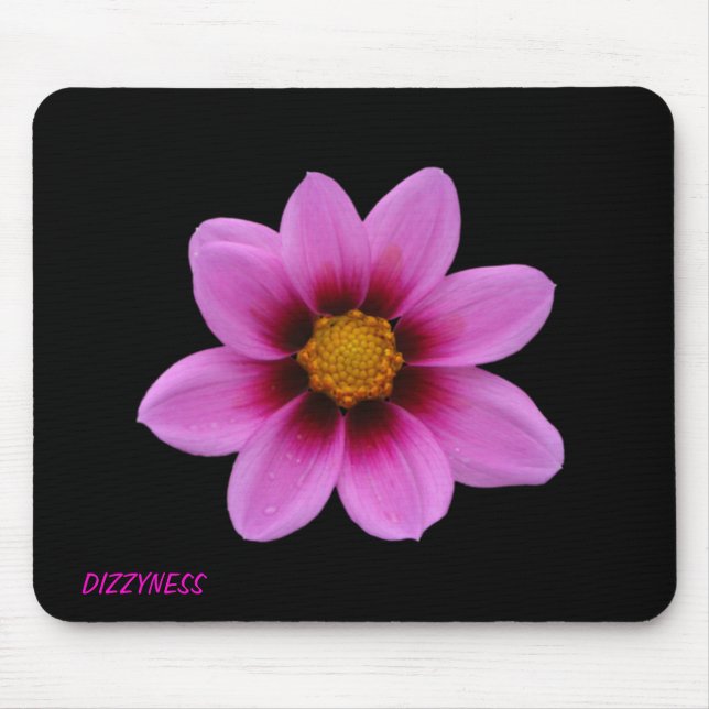 Tapis De Souris Art Floral rose (Devant)