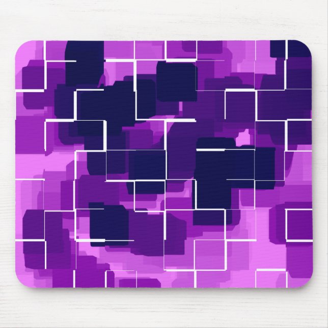 Tapis De Souris Art géométrique "Plum" (Devant)