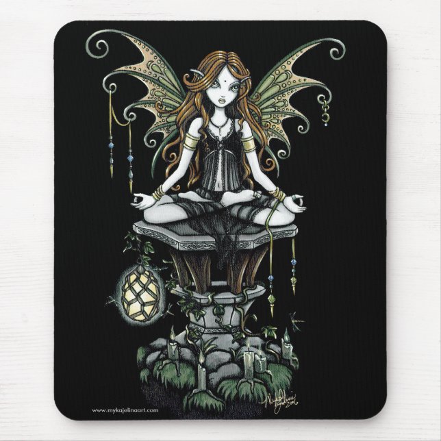 Tapis De Souris Art gothique "ambre" Mousepad de féerie de nature (Devant)