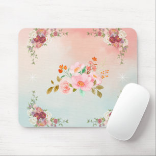 Tapis De Souris Art Graphique Floral, Fleurs florissantes