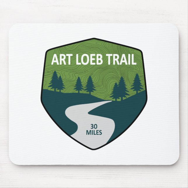 Tapis De Souris Art Loeb Trail Caroline du Nord (Devant)
